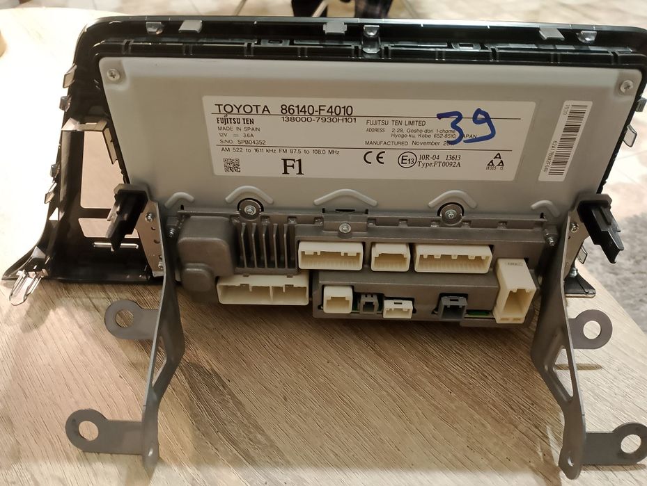 Radio toyota CHR oryginale