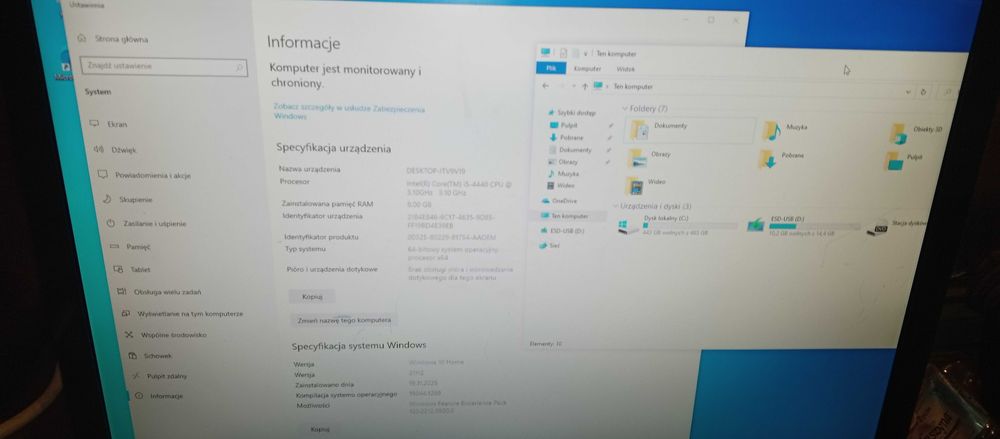 Komputer HP i5 4440 8GB RAM DDR3 GT630 HDD 500GB