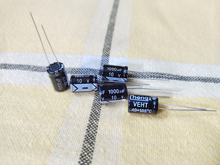 Новые конденсаторы 1000uF 10V Chongx VEHT (105°C) — Low ESR