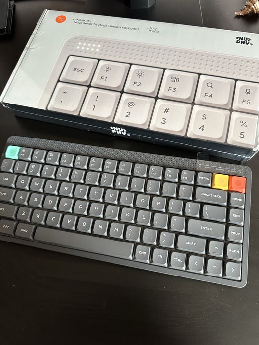 NuPhy Node 75 Механічна low-profile клавіатура Red, Blush switch