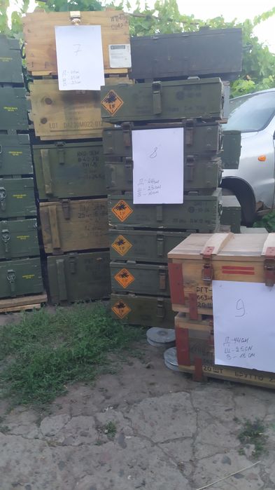 Дерев'яні ящики, транспортна тара, ящик для інструменту, гаража,  складу, дачі та риболовлі. Від 500грн.