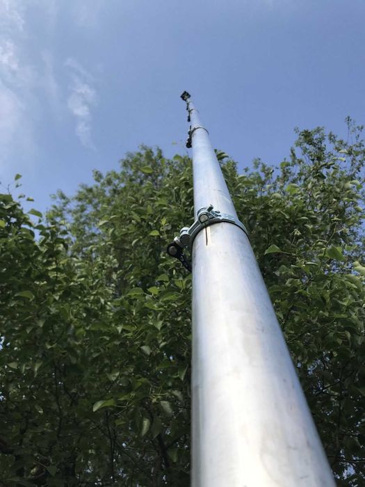 На складі Щогла телескопічна 12м мачта для радіомост/ WiFiмост