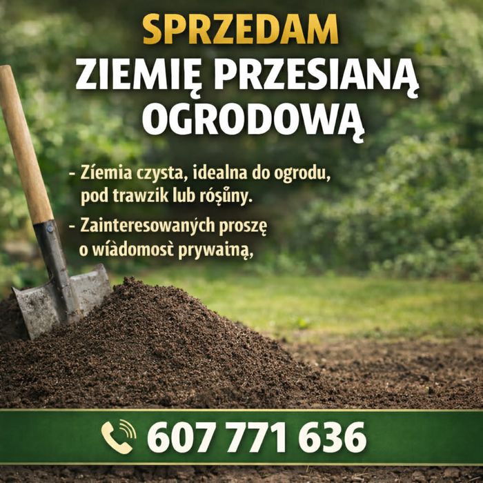 Ziemia Ogrodowa siana