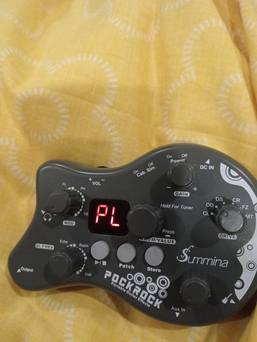 Mini processador de efeitos guitarra e baixo