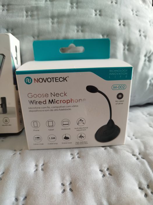 Vendo câmara e microfones