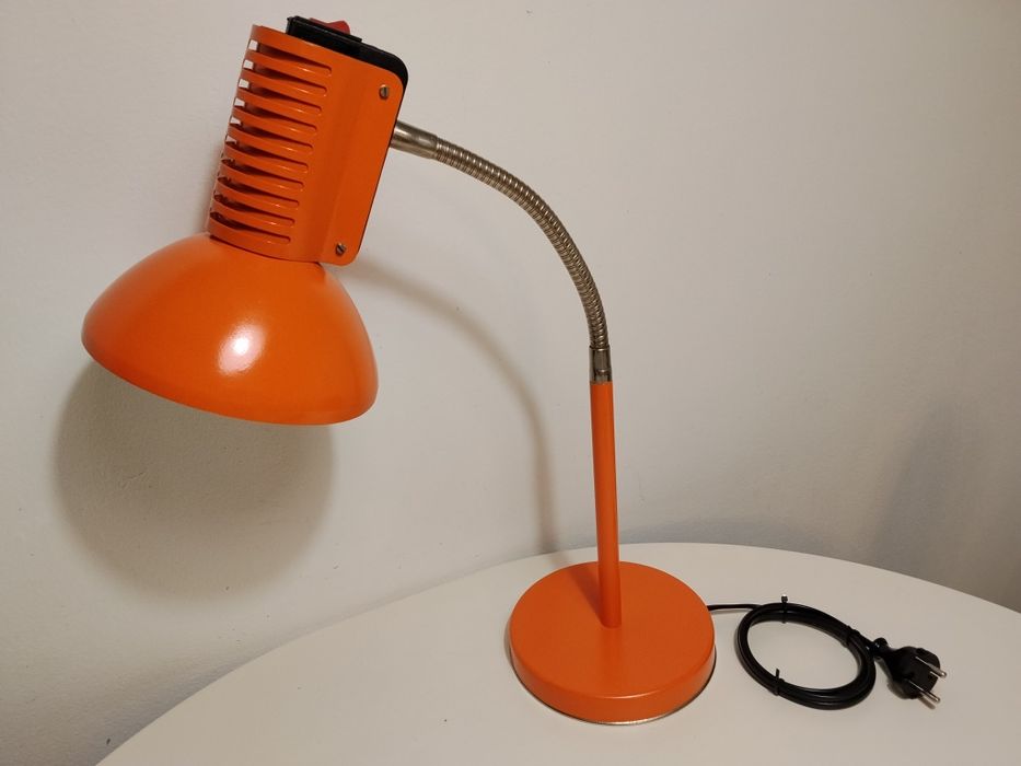 Lampka biurkowa proj. Pniewski Rudkiewicz POLAM WilkasyPRLpo renowacji