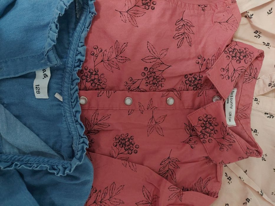 Sprzedam komplet ubrań dziewczynka 122/128 h&m, smyk, reserved i inne.