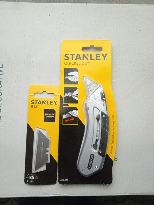 Ніж трапеційний STANLEY! Запасні ножі в подарунок