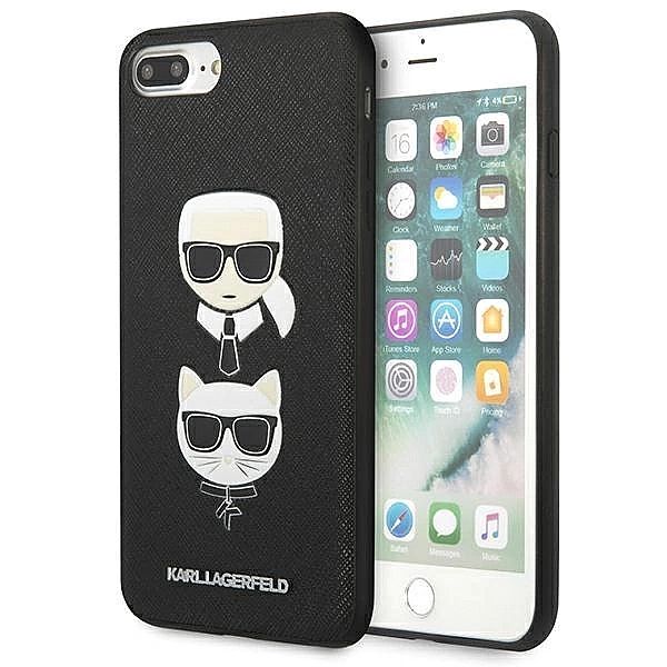 Etui Karl Lagerfeld Saffiano Karl&Choupette Head na iPhone 7 Plus / iP