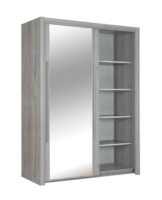 Roupeiro Casal com portas deslizantes com espelho