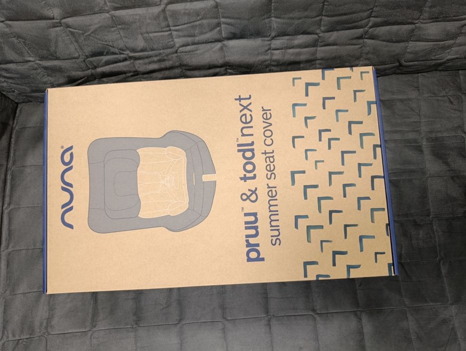 Tapicerka letnia do fotelika Nuna Todl i Pruu czarna NOWA