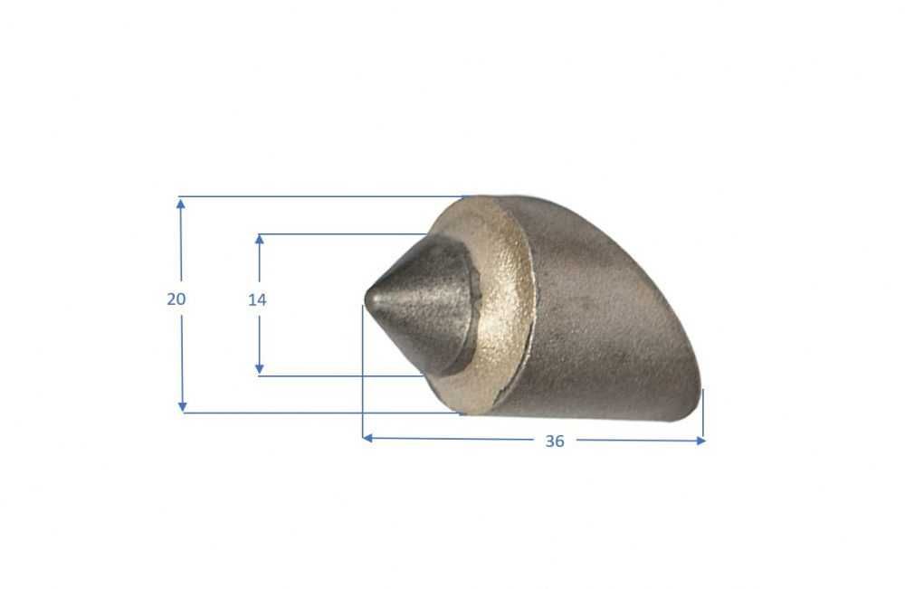 Zęby wiertnicze BR1, BR2, BR3