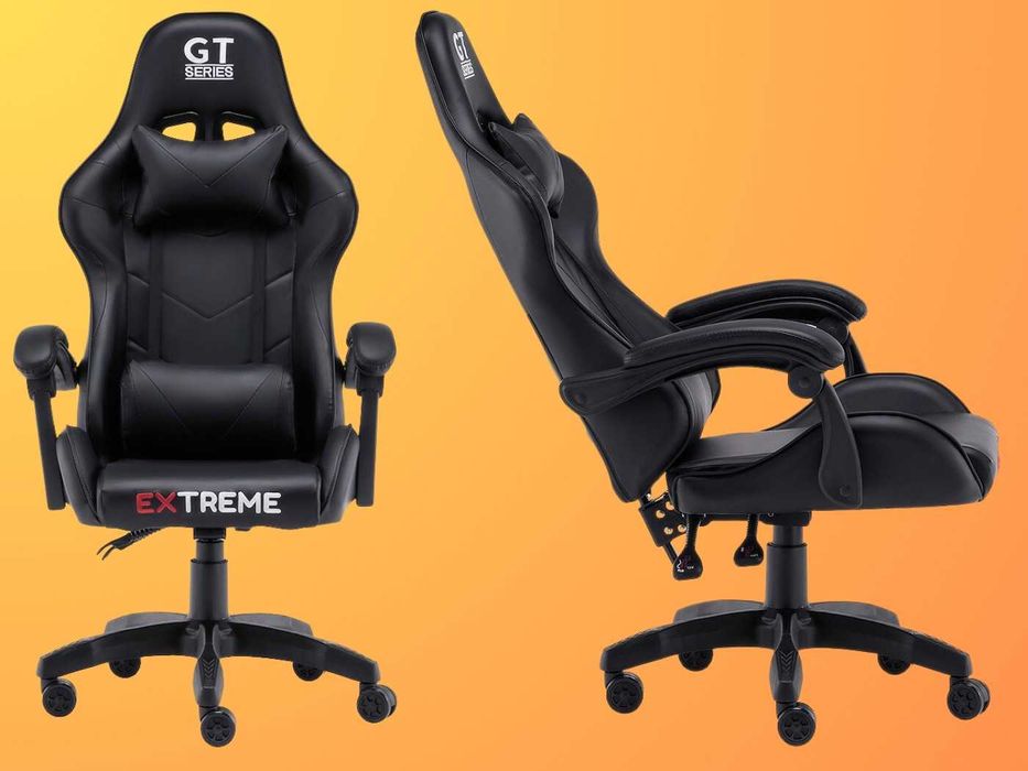 Fotel Gamingowy do komputera Extreme GT Black