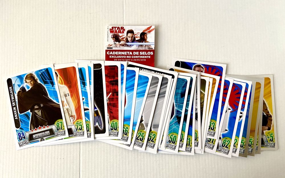 Cartas Force Attax Star Wars