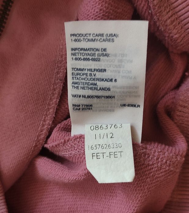 Tommy Hilfiger oryginalna bluza z kapturem