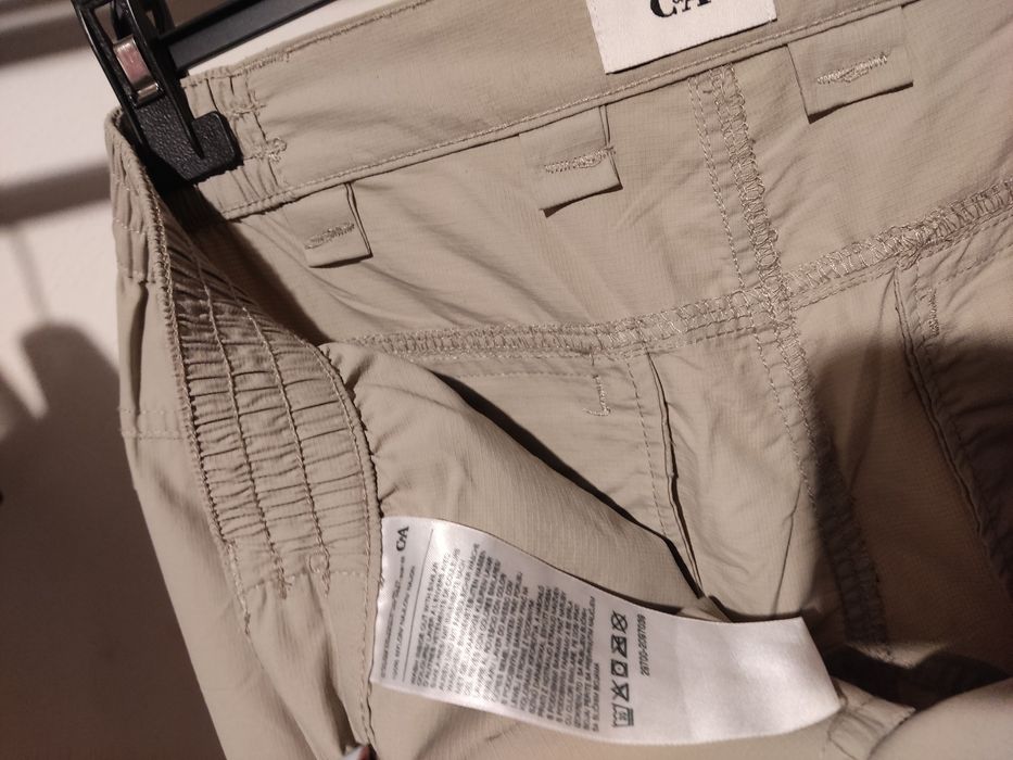 Funkcjonalne spodnie odpinane turystyczne męskie w36 l32 beżowe