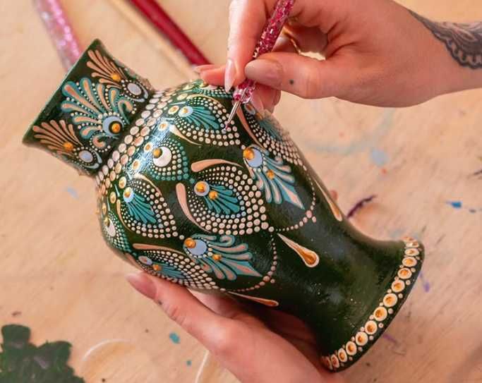 Mandalas a mão, pintura