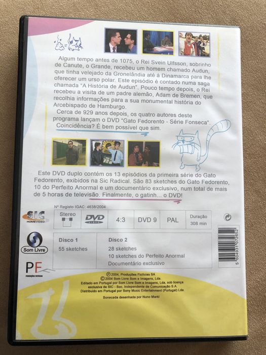 Gato Fedorento DVD Duplo - Série Fonseca