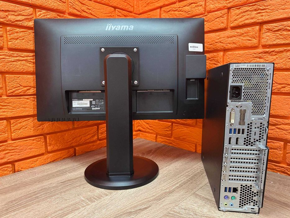 офісний: ПК i3-6100, 8, 120 + Монітор 24" 1920х1080 VA + WiFi + BT