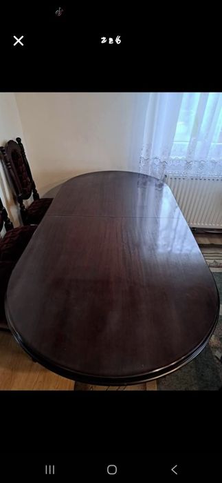 Stół dla 12 osób + 6 krzeseł