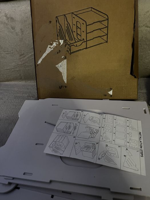 Biurowy organizer na dokumenty szkola biurko dla dziecka  pracy