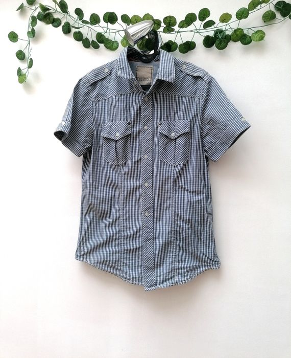 Camisa Axadrezada de Manga Curta