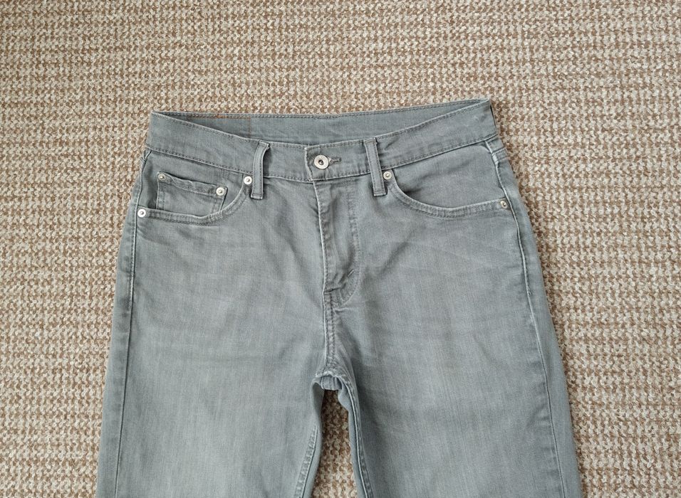 Levi's 511 джинси slim fit оригінал W30 L30 сірі лівайс