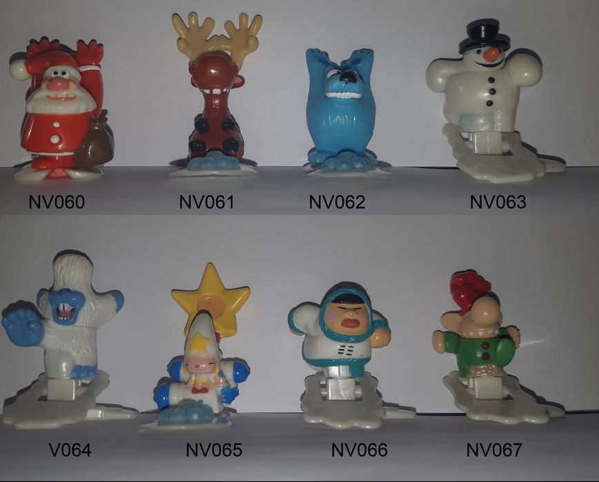 Kinder Coleção Natal 2008 NV60 a 67
