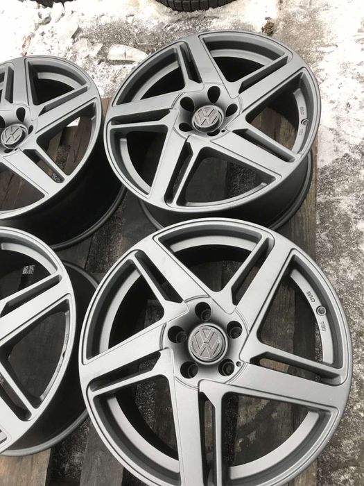 Диски 5:112r18 комплект титани склад тригінал Skoda  Volkswagen Audi