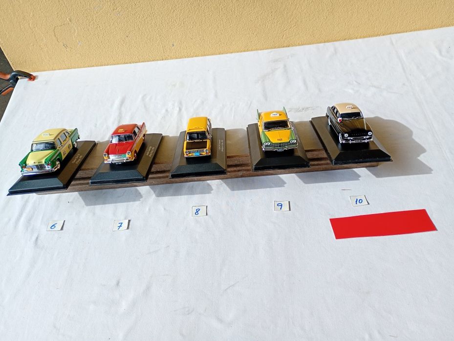 Miniaturas táxis do mundo