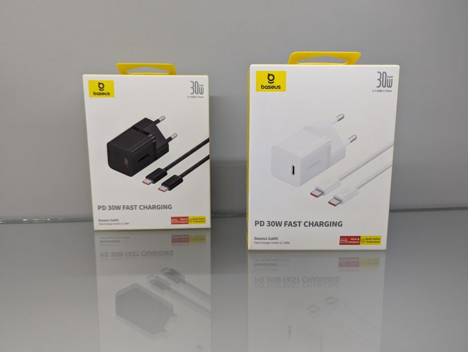 Быстрое зарядное для Google Pixel 9 Pro XL Baseus GAN5 30W + Type-C