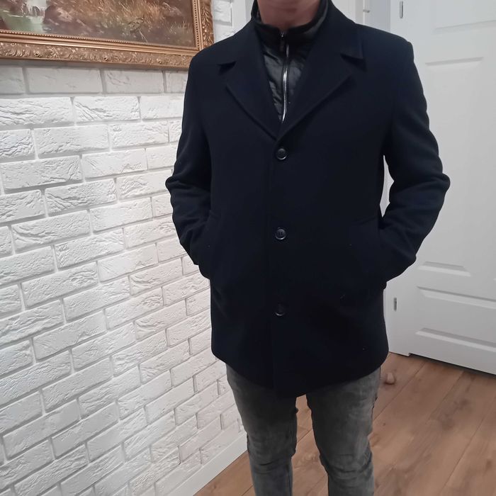 Płaszcz meski czarny