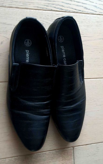 PIERRE CARDIN mokasyny 42 skóra naturalna męskie buty