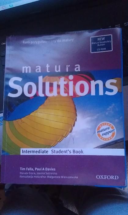 matura solutions intermediate student's book