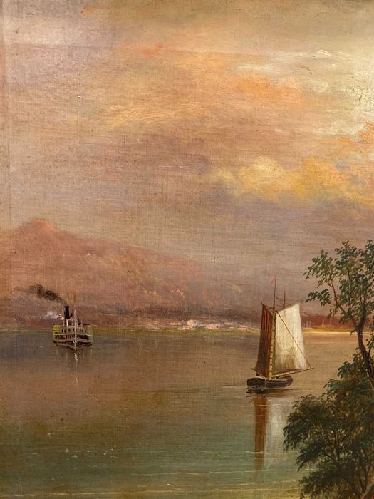 Картина "Скеля "1881 р.H.Kinycoine, Англія,з підпис.Роз.61*80,без42*60