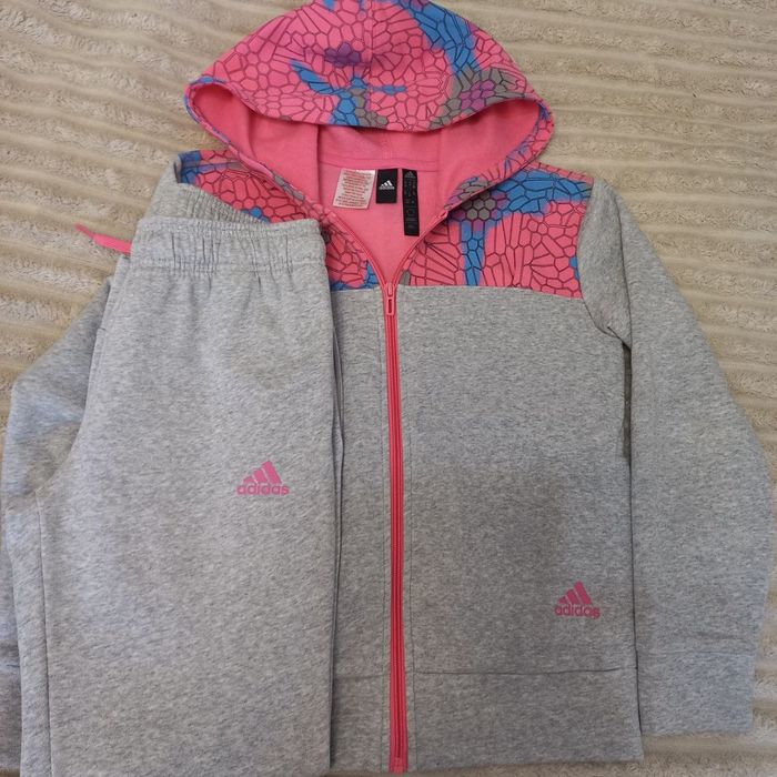 Новый спортивный костюм Adidas, штаны, толстовка, оригинал, 152, 11-12