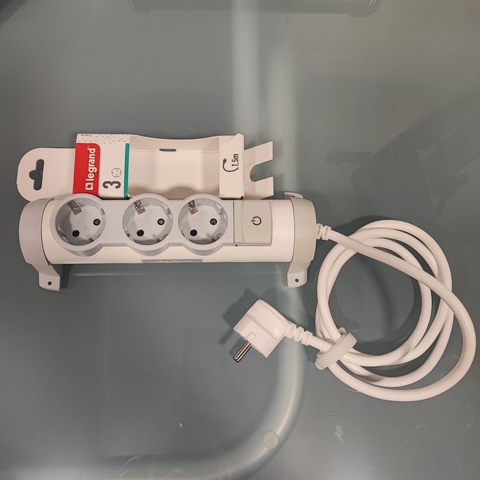 Legrand Triple Socket Block with Rotating Design436242111352033281