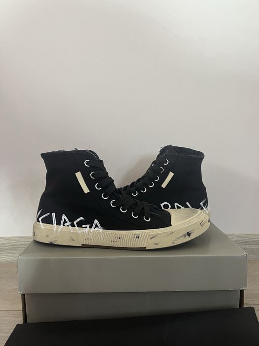 Кросівки/Кеди Balenciaga paris high-top graffiti