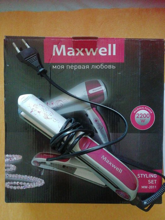 Вирівнювач для волосся Maxwell