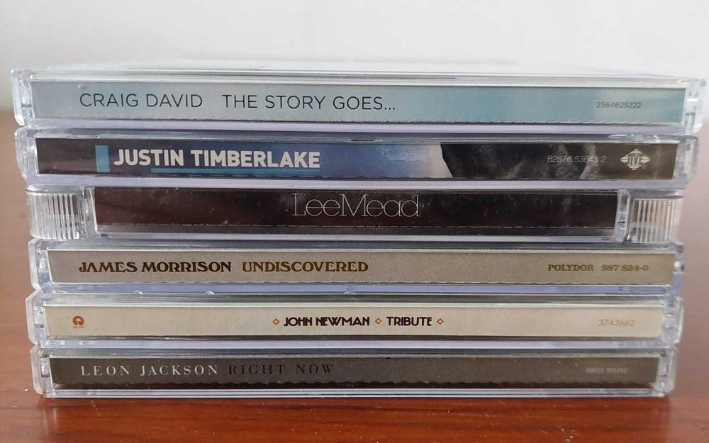 Lot of 6 CDs: Craig David, Justin Timberlake, Lee Mead, James Morrison64284211342211122