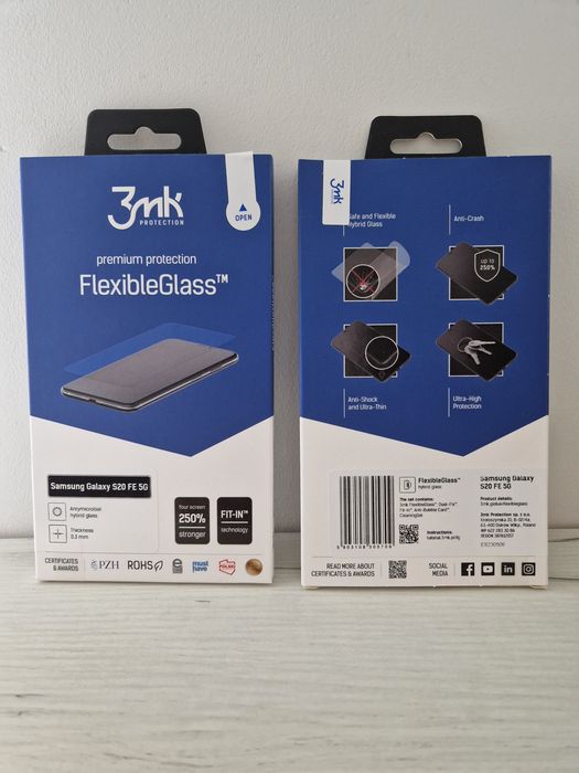 Hartowane szkło hybrydowe 3MK FlexibleGlass do Samsung Galaxy S20 FE