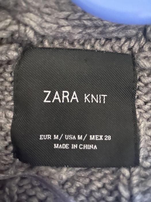 Casaco malha cinza Zara