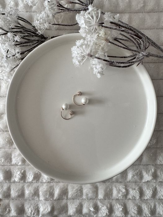 Kolczyki z perelkami W. Kruk