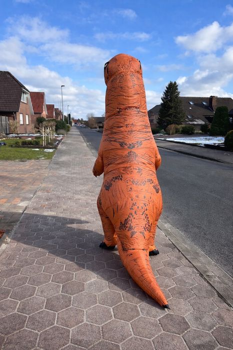 Надувний костюм динозавра (T-Rex) для експрес-привітань