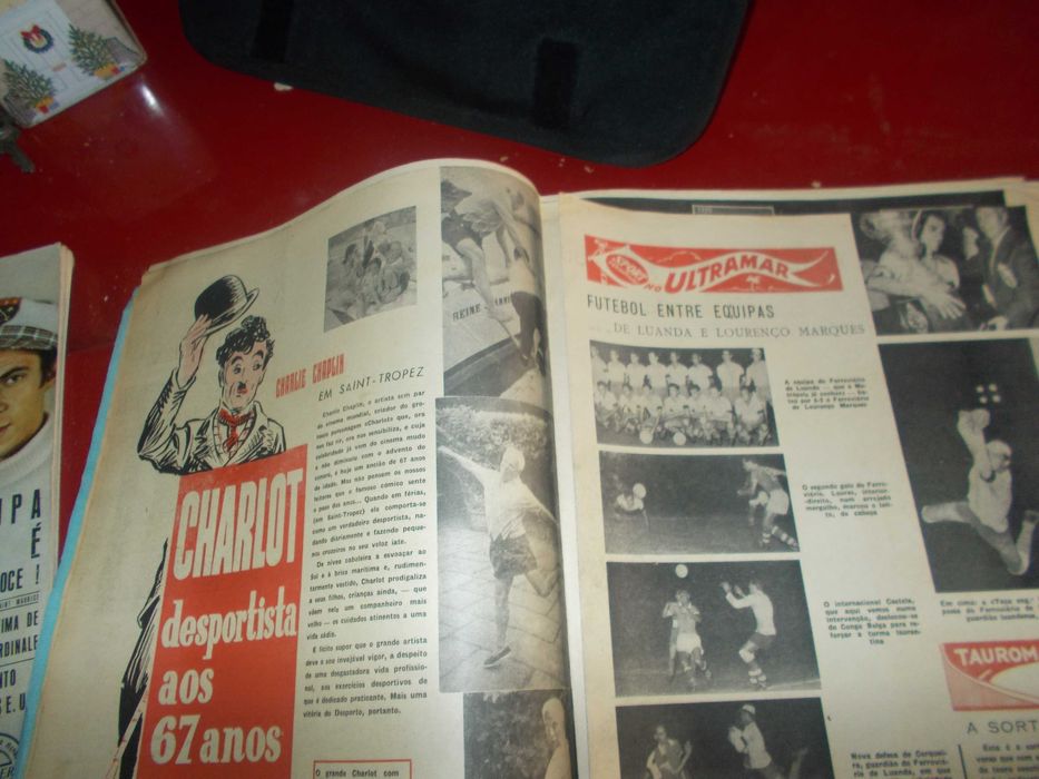 Sport Ilustrado 1957. Covilhã vs Setúbal. Benfica vence Barreirense .