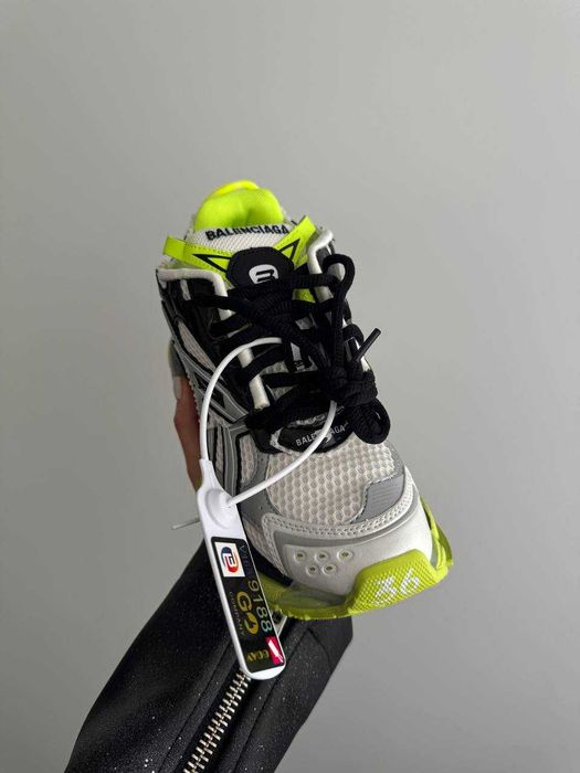 !SALE! Balenciaga Runner Trainer Black Neon Silver 36 37 38 39 40 41