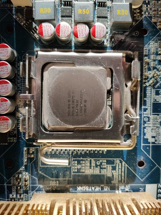 Комплект мат. плата Gigabyte P35-DS3R+Core2DuoE6550+4GgbDDR2800