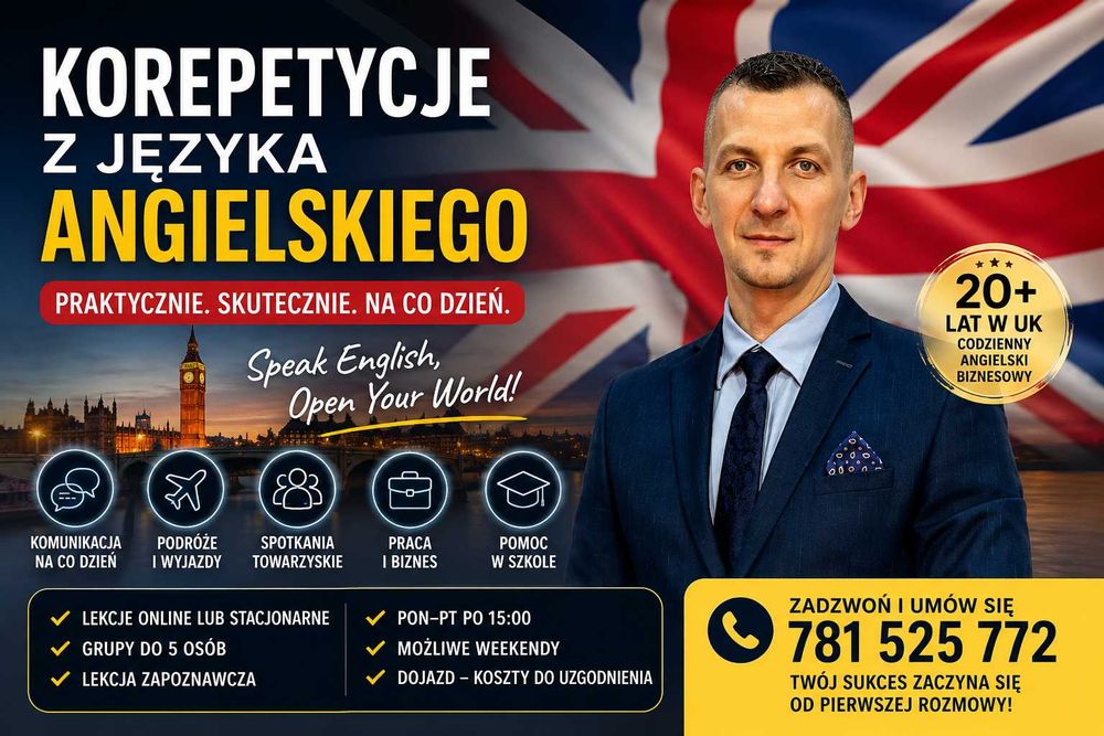 Korepetycje z języka angielskiego praktyczny angielski, który naprawdę się przydaje