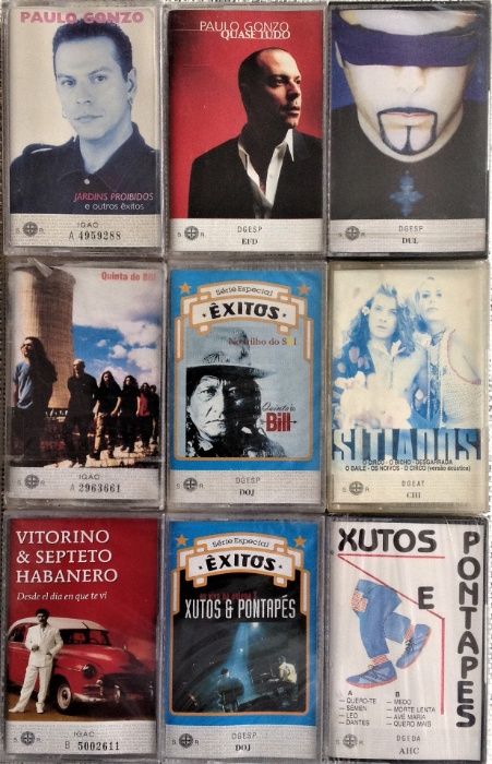 27 Cassetes - Raras - Novas / Seladas