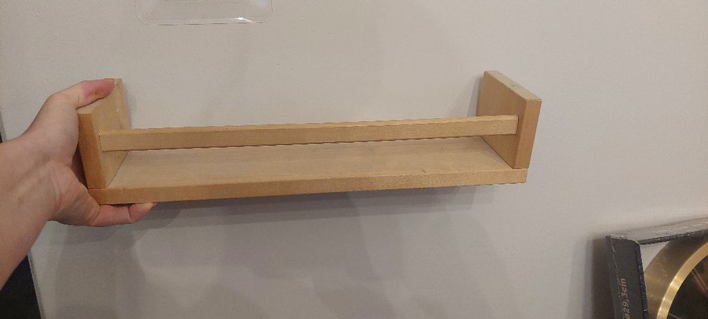 Drewniana półka Ikea Bekvam